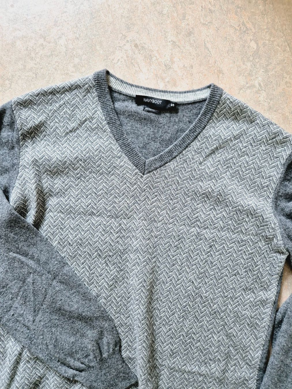 Navyboot Maglioni & Felpe: PULLOVER PULLI NAVYBOOT S MEN CASHMERE KASCHMIR WOLLE GRAU – Usato da Elsau venduto da the-colorful-side 4