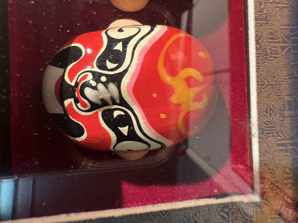 Tutte le decorazioni: 4 Masques d'opéra chinois peints à la main. – Usato da Lausanne venduto da artnouveau04 5