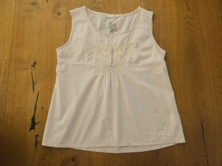 odd molly Bluse Top Stickereien neuwertig, Gr. 3/42