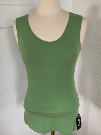 Colora Damen Shirt, Tencel, Gr. XS, Hellgrün, NEU