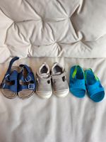 2x Obaïbi Sandalen Gr. 23 - Top Zustand + GRATIS Badeschuhe
