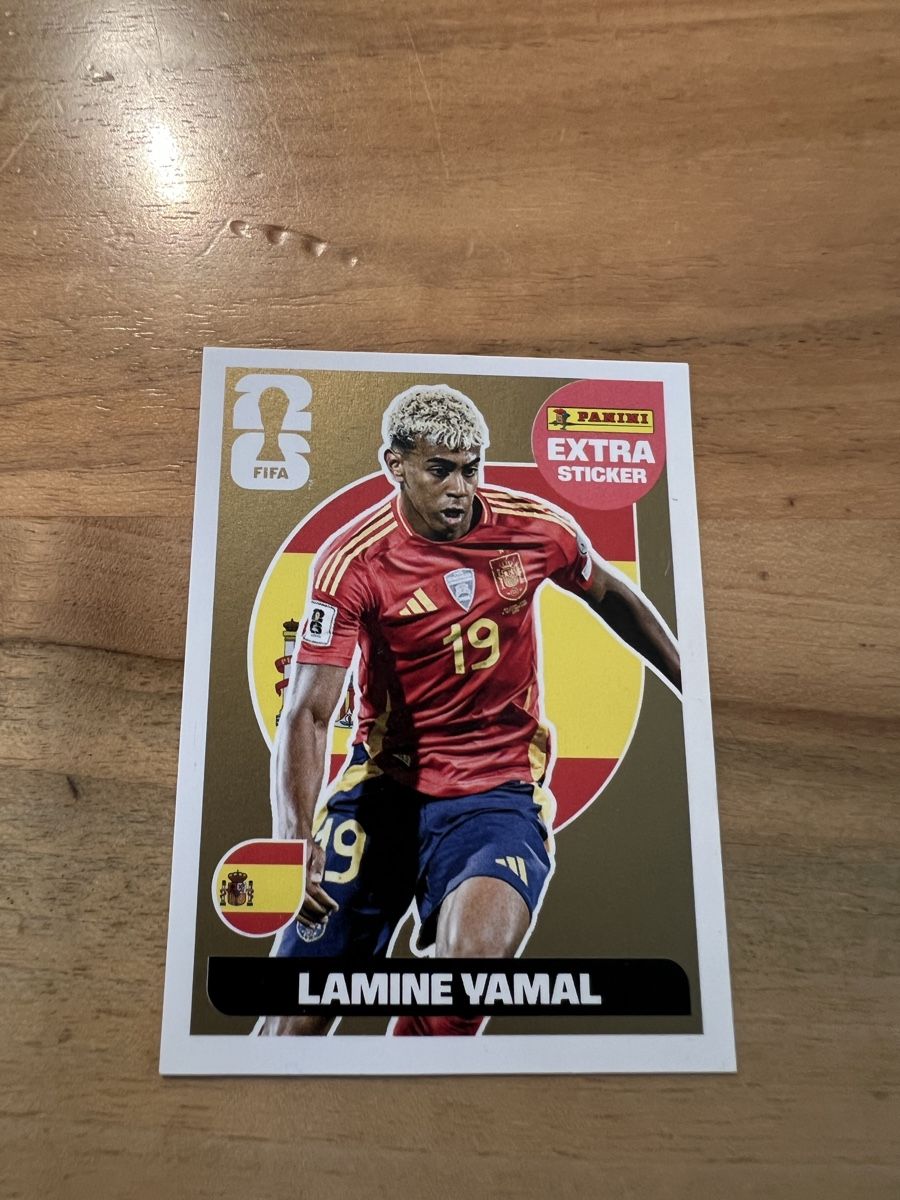 Panini Carte collezionabili: Lamine Yamal Extra Sticker GOLD – Usato da Olten venduto da _Han.cal_