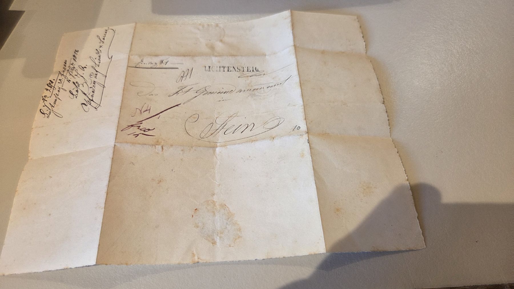 Tutti i francobolli: Vorphila Brief Stabstempel Lichtensteig – Usato da Arni AG venduto da Moth68 1
