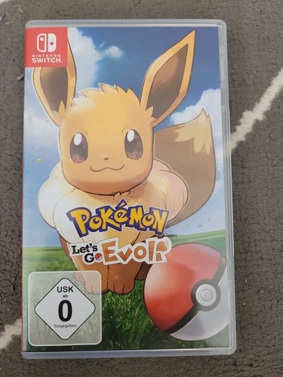 Jeu Pokemon Let’s Go Evoli - Nintendo Switch - Bon état - Boîtier Et Instructions Inclus