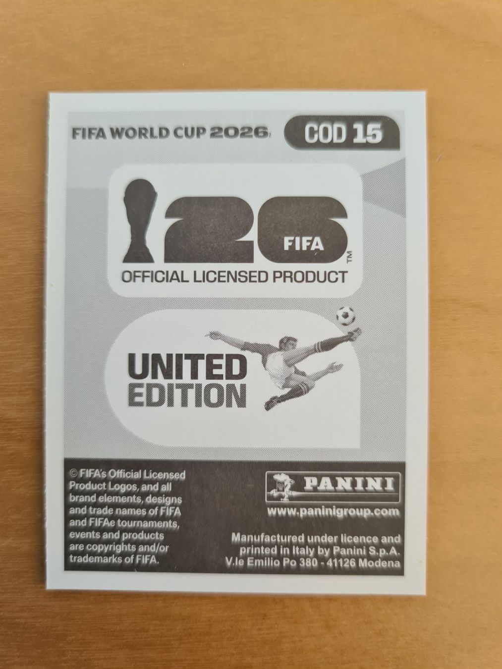 Panini Carte collezionabili: Panini Fifa World Cup 2026 Nr. COD 15 Meschack Elia – Nuovo (secondo la descrizione) da Oberwil BL venduto da Spieltopia 1
