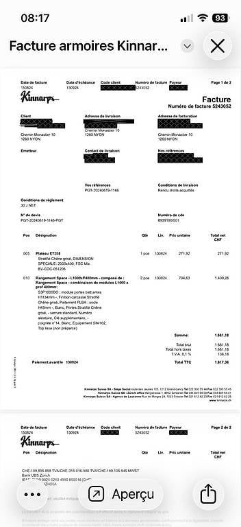 Armadi: Armoires basses de bureau – Usato da Nyon venduto da Paquerettes 2