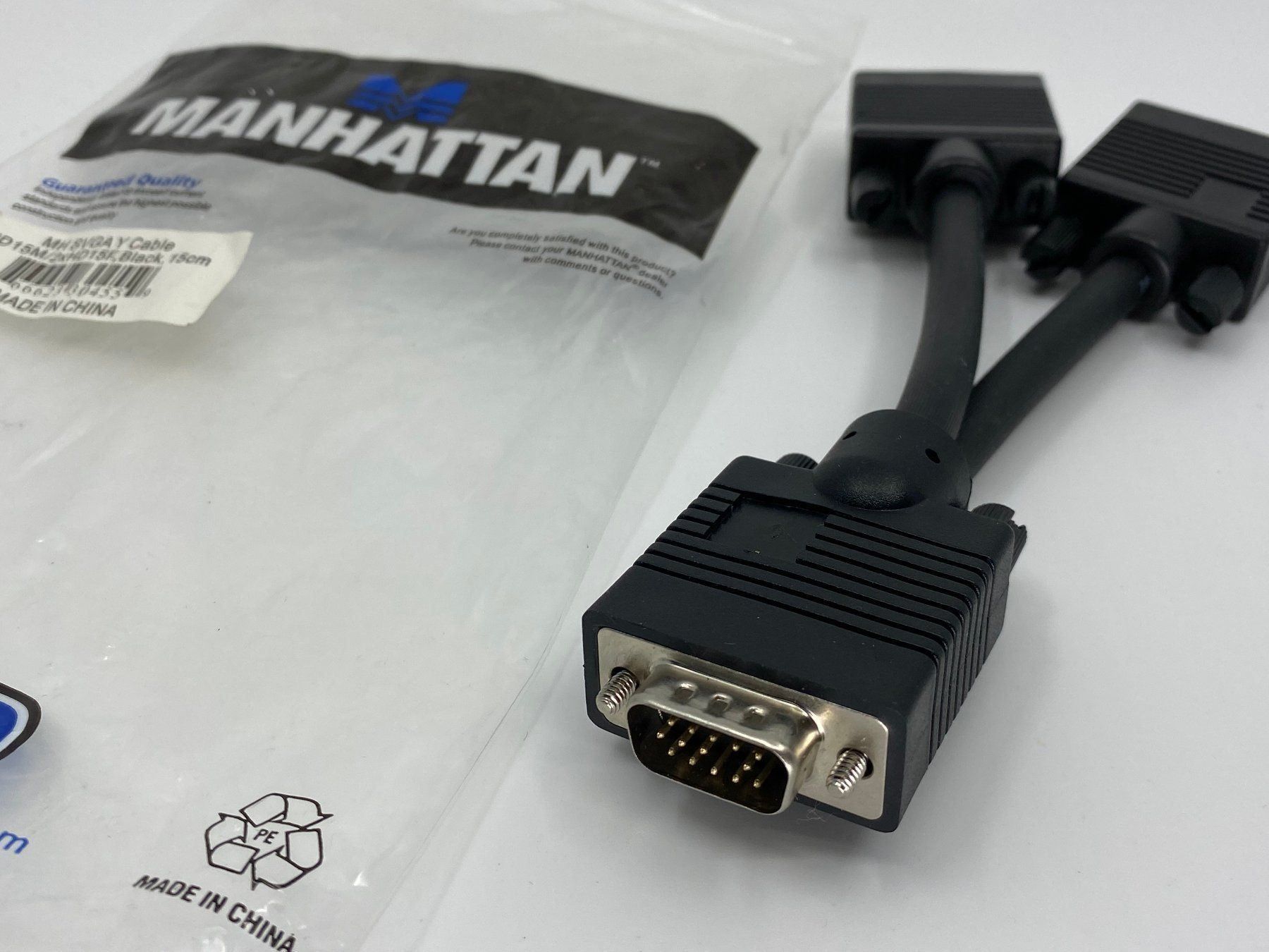 Cavi: SVGA Y-Kabel - 15cm – Usato da Langwiesen venduto da Restposten-24 2