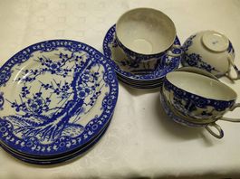 China-Teeservice blau