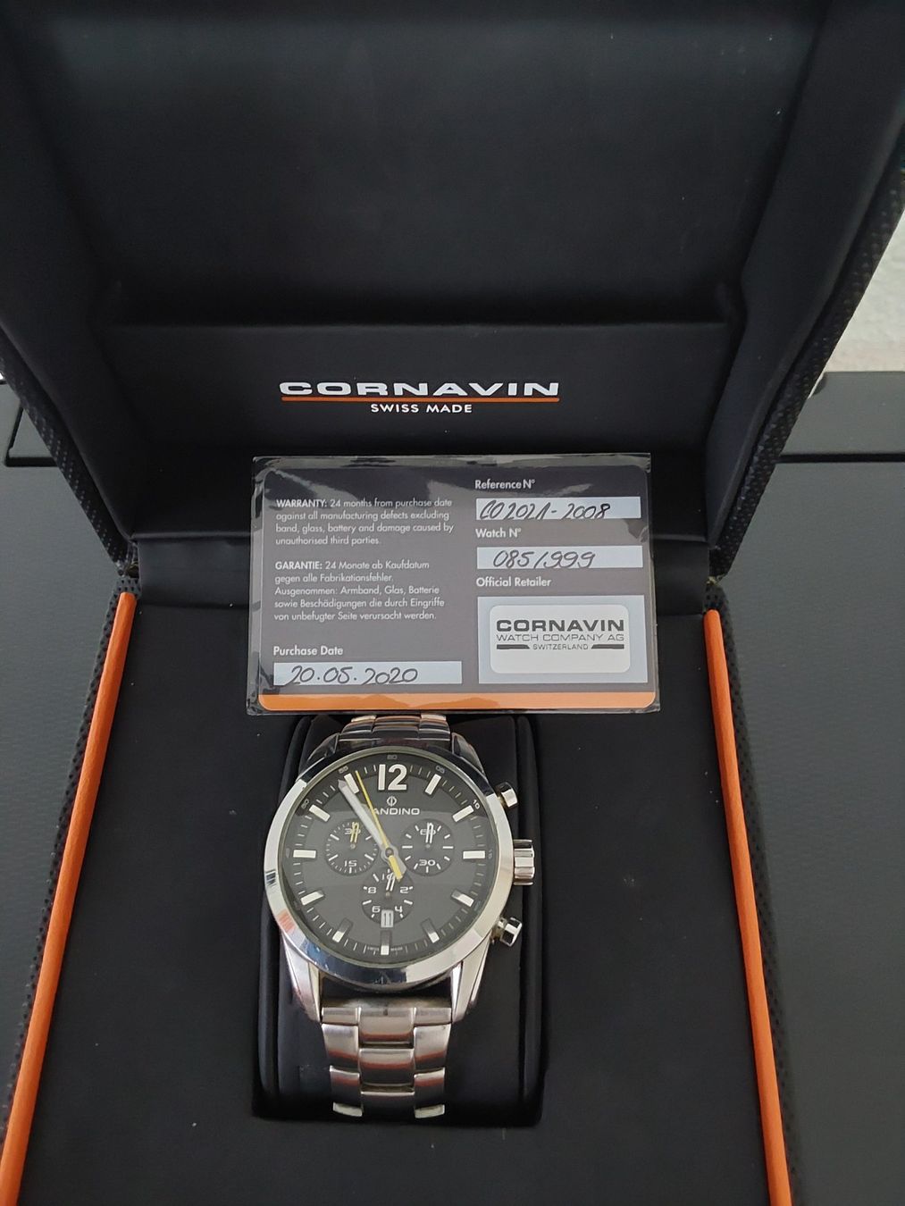 Uhren: Cornavin Limited Edition Nr.85 von 999 – Gebraucht aus Rütihof von Mr.Volt 1