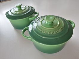 Le Creuset Cocottes grün 2 Stk.