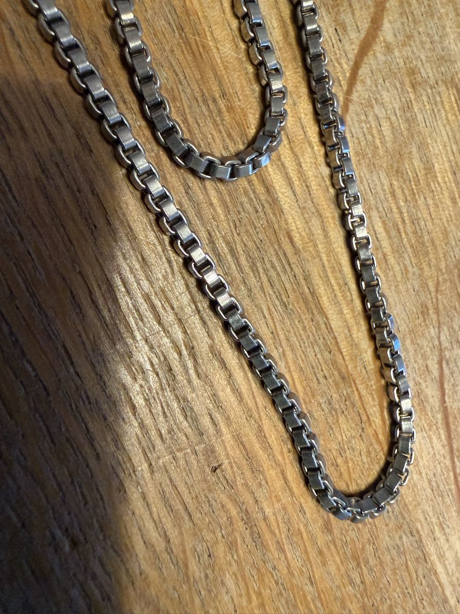 Catenine: Lange Edelstahl Kette Halskette oder Armkette – Nuovo (secondo la descrizione) da Goldach venduto da Donpancho 3