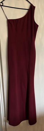 One-Shoulder Abendkleid von Wal G. in bordeaux Gr. M
