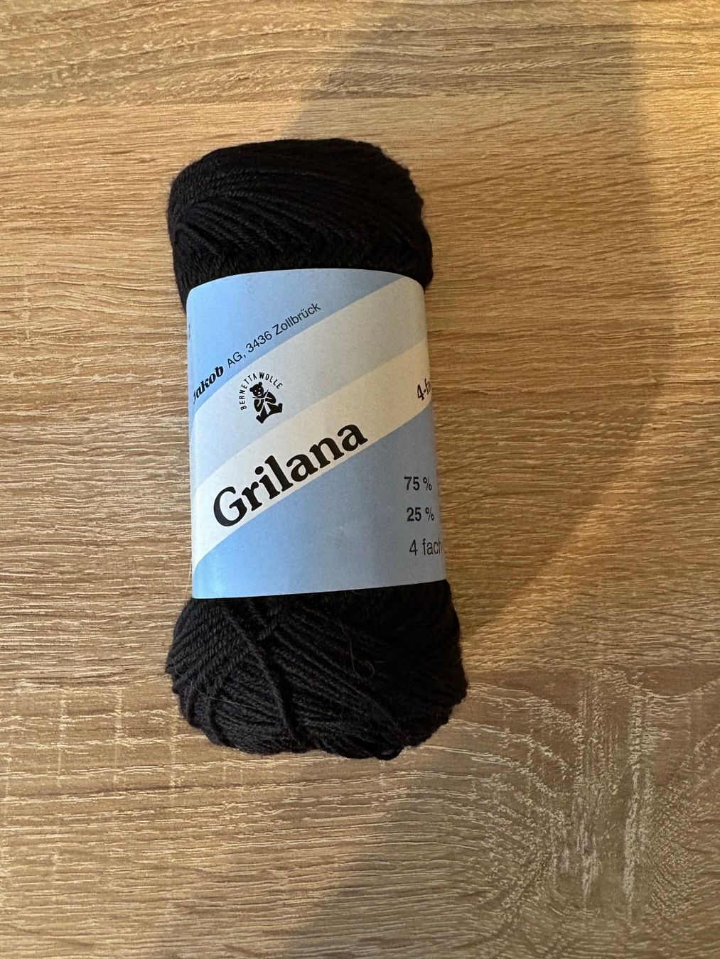 Lana: Sockenwolle 50 gramm schwarz – Nuovo e nell'imballaggio originale da Pfäffikon SZ venduto da Desideria0