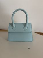 Blaue Mini-Handtasche