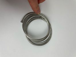Stahlseil Armband mit Schlaufen