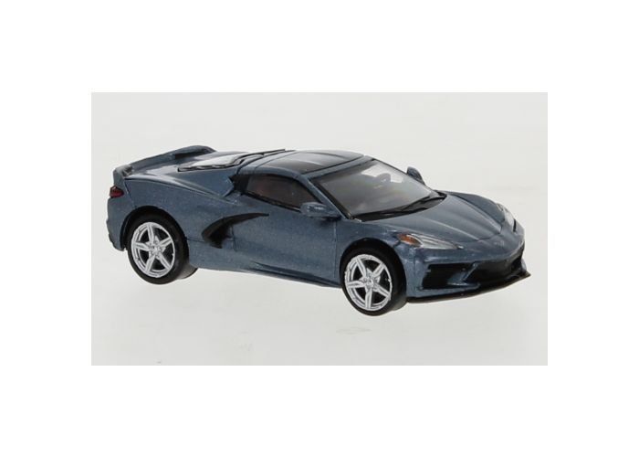 Chevrolet Modellini d'auto: 1:87 PCX Chevrolet Corvette C8, metallic-grau, 2020 – Nuovo e nell'imballaggio originale da Affoltern am Albis venduto da Modellshop-8910