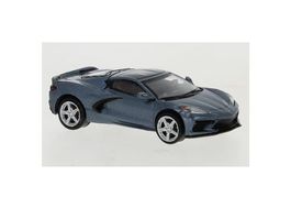 1:87 PCX Chevrolet Corvette C8, metallic-grau, 2020