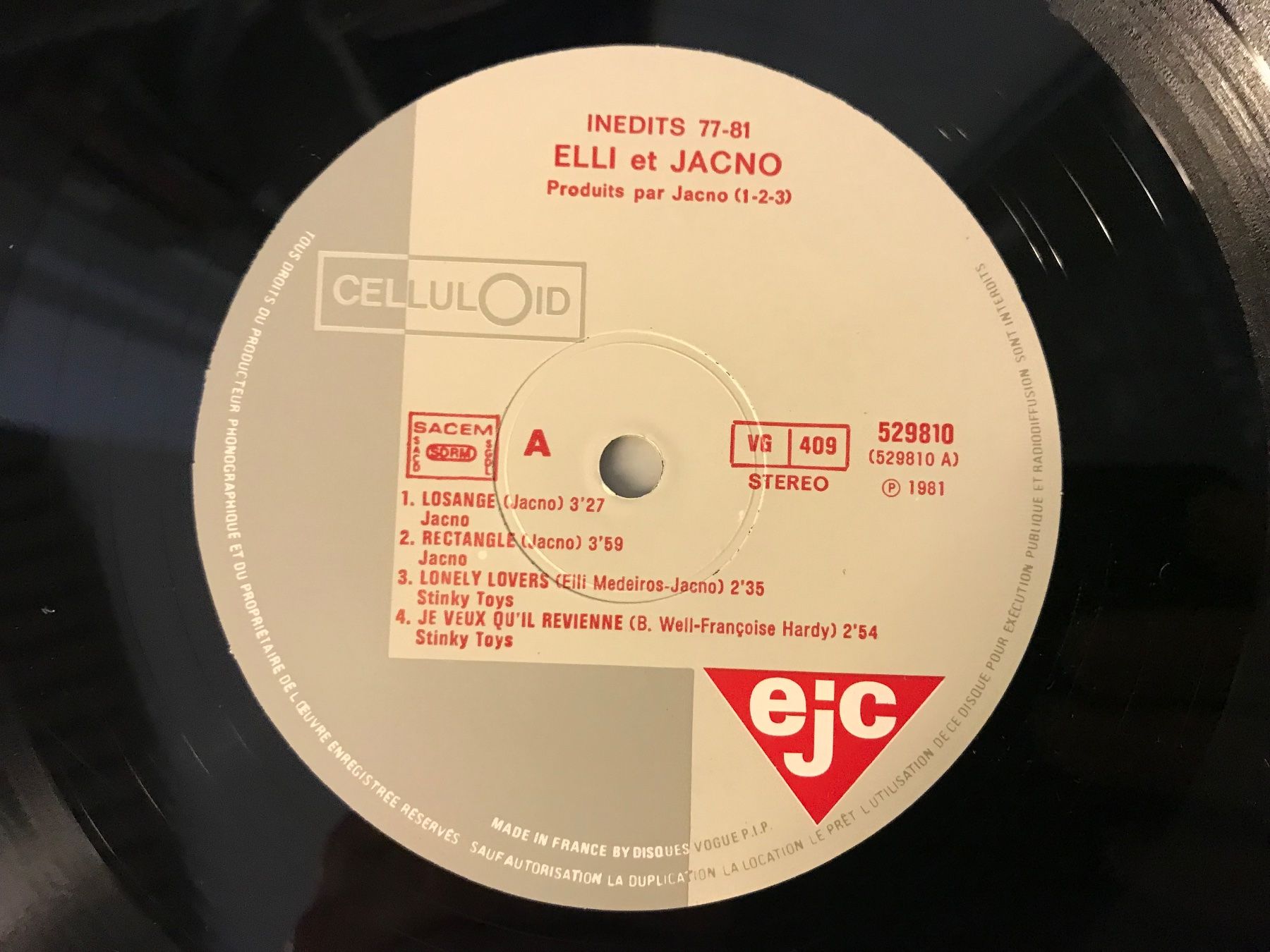 Schallplatten: Elli & Jacno - inédits 77-81 – Gebraucht aus Aesch BL von BlueMusicRecords 5