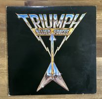TRIUMPH Allied Forces Vinyl LP 1981 Canada