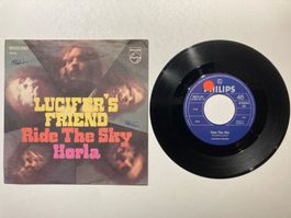 LUCIFER S FRIEND,RIDE THE SKY, SINGLE, 1970,HARDROCK