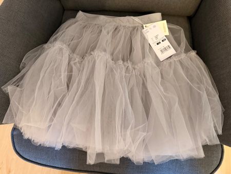 MONNALISA Tüllrock – Grau – Gr. 152 – Neu mit Etikett