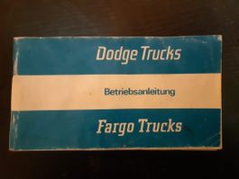 Betriebsanleitung;  Dodge Trucks