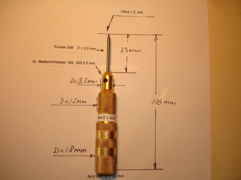 8-tlg. Inbus-Bits Set – Sechskant 1,5–8 Mm, 50 Mm Lang, Magnetisch, Aus S2-Stahl
