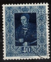 1953   Fürstliche Gemäldegalerie 40 Rappen  gest. SBK 100.00