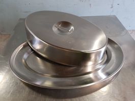 Oval Platte mit Deckel #732