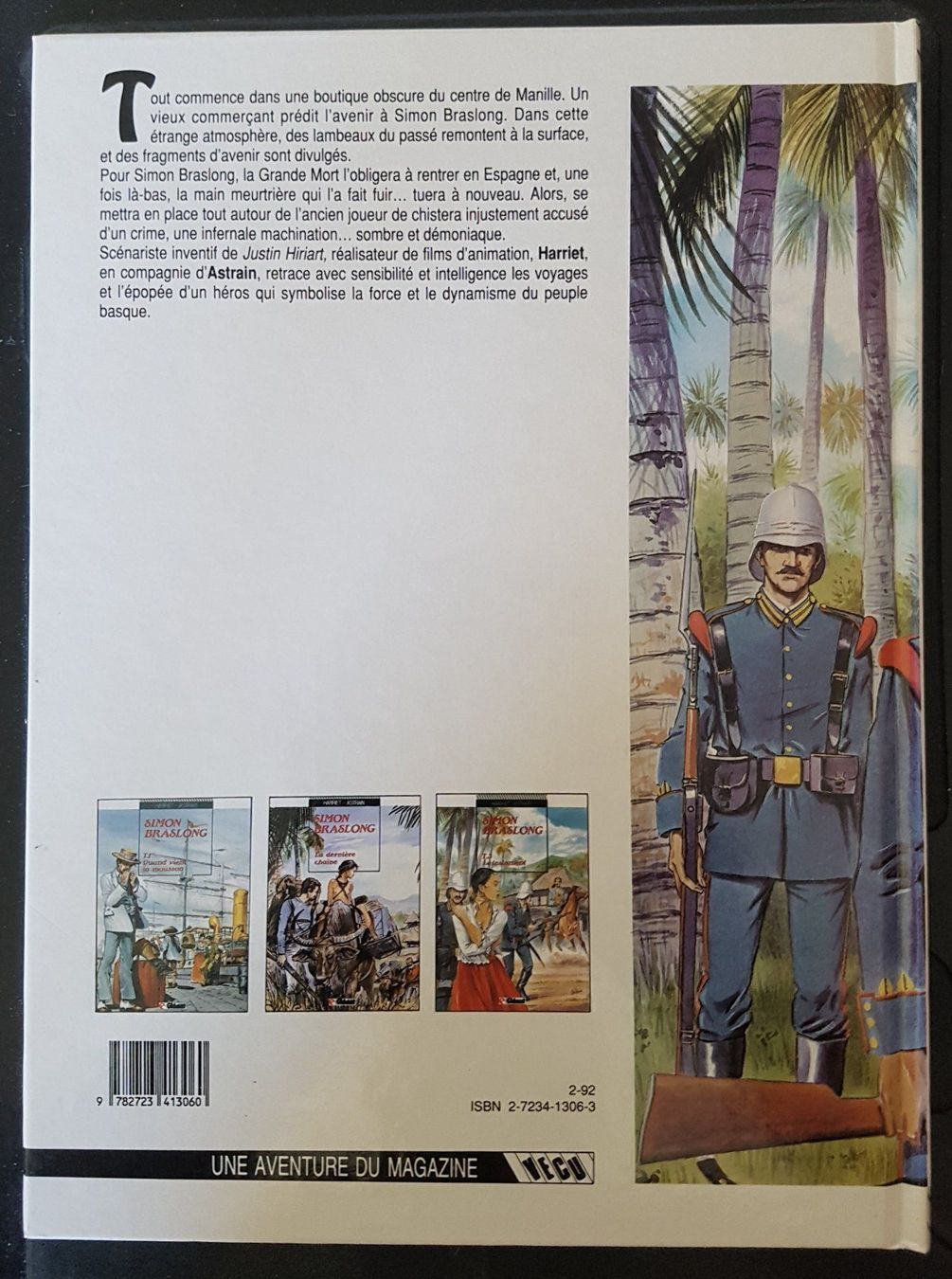 Comics: Simon Braslong  N 3  E.O.  (T.B.E.)  Le testament – Gebraucht aus Prévonloup von bitume1975 2