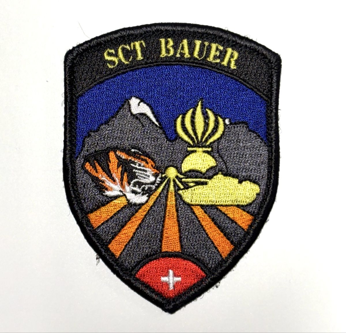 Schweizer Armee Plaketten & Abzeichen: Patch Schweizer Armee Panzer Grenadier – Gebraucht aus Riedikon von Rokh01