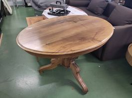 Massivholz Tisch Oval
