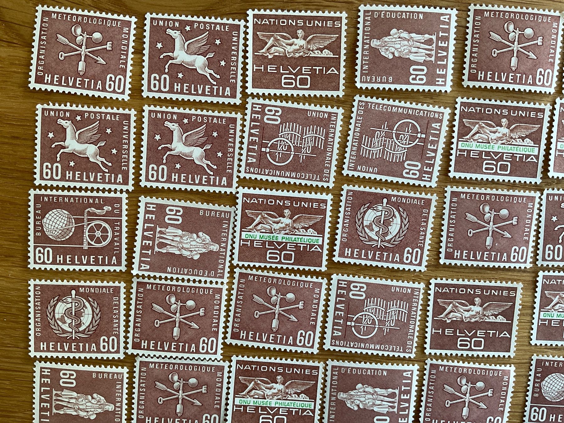 Tutti i francobolli: 60Fr Ämter Frankaturware ungestempelt postfrisch Sammlung – Nuovo (secondo la descrizione) da Wil SG venduto da Chefsugus 1