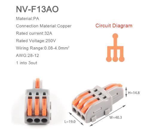 Componenti elettronici: Connecteur rapide à sortie multiple 30pc Schneller Verbinder – Nuovo e nell'imballaggio originale da Delémont venduto da abonprix 2