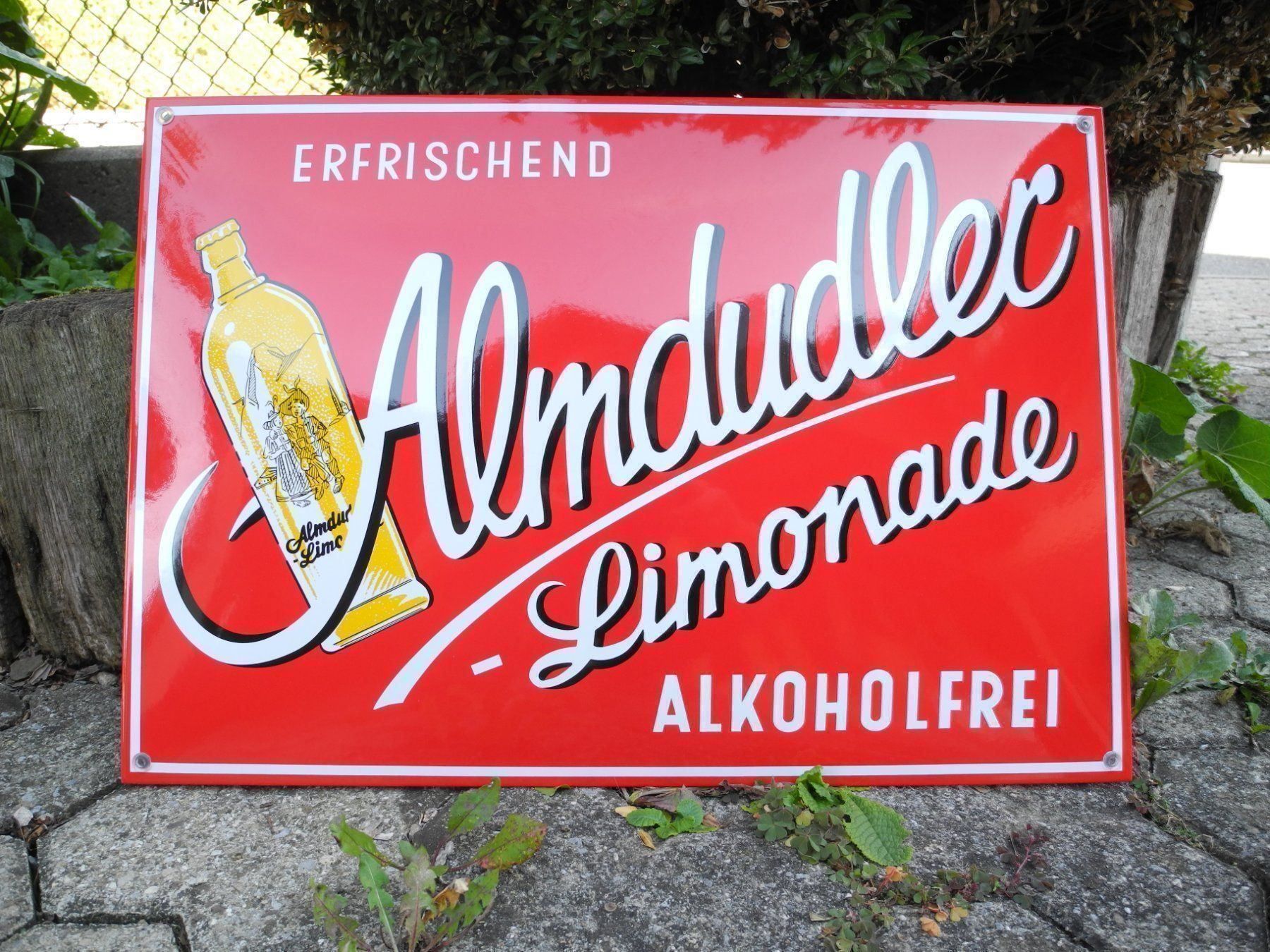 Schilder: ALMDUDLER EMAILSCHILD – Neu (gemäss Beschreibung) aus Reinach AG von Huckleberrysix 1