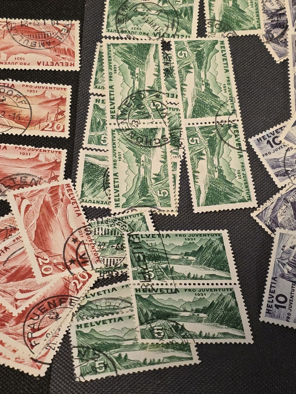 Tutti i francobolli: 1931 Pro Juventute Briefmarken Sammlung – Usato da Baden venduto da swiss-alps 5