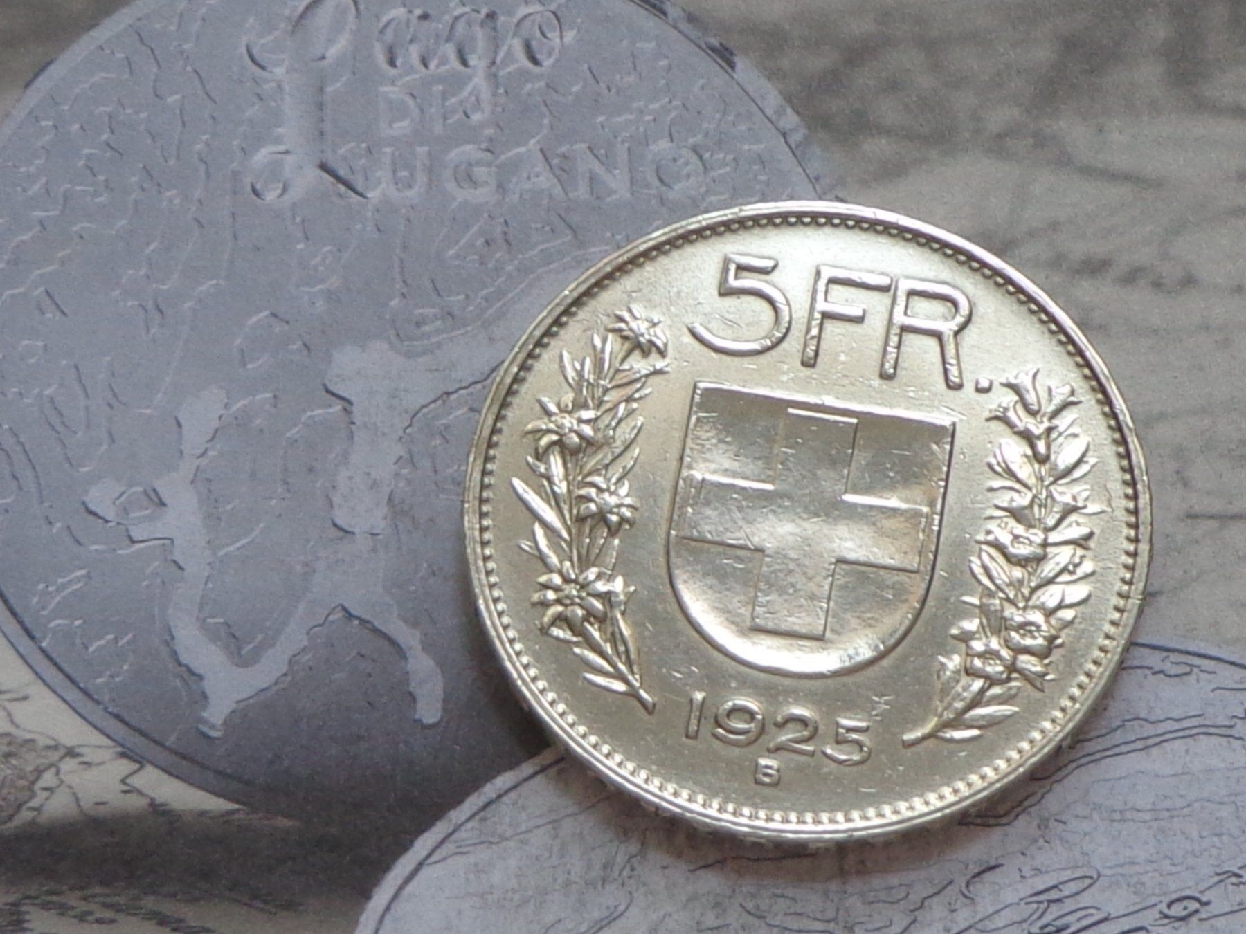 Alle Münzen: 5 Fr. 1925 B - Très belle pièce – Gebraucht aus Pully von UCA01