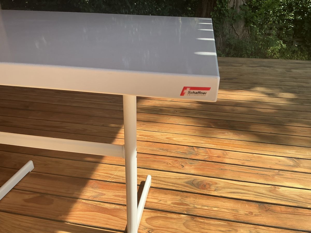 Schaffner Tische: Schaffner Gartentisch in weiss  – Gebraucht aus Witterswil von jj861930 1