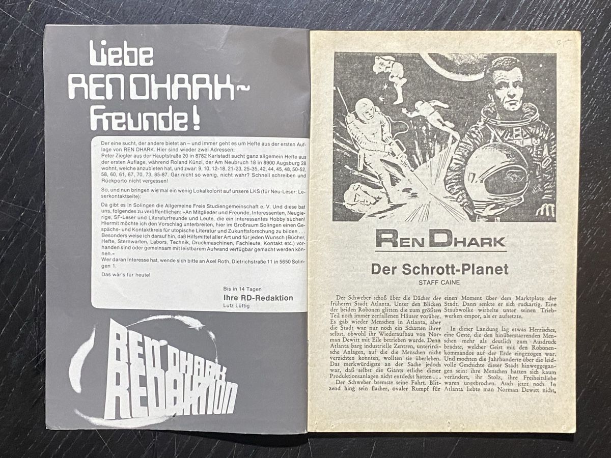 Libri: REN DHARK /7er Konvolut – Usato da Zuerich venduto da SonderArt-Wertgut 2