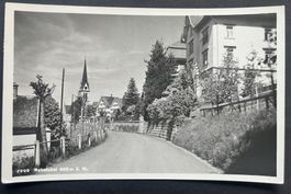 Rehetobel Strasse, Kirche, Appenzeller Häuser, ca.,1940