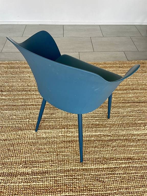Sedie: Chaises de table bleues pétrole  – Usato da St-Aubin-Sauges venduto da ant_j9vt 3