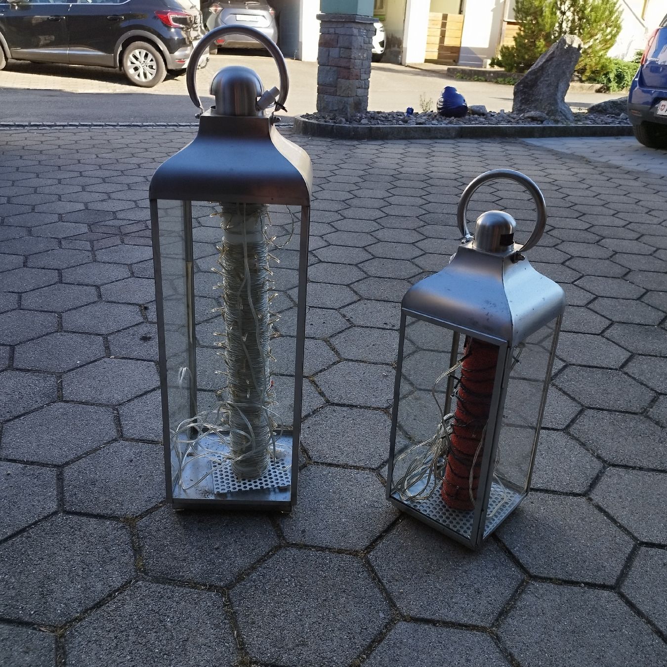 Lanterne: 2 Laternen wie abgebildet  – Usato da strengelbach venduto da Carola74