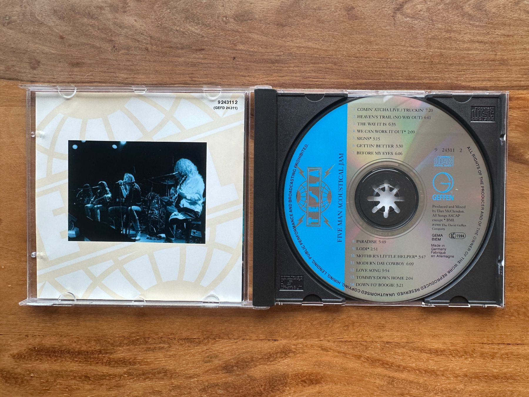 CD: Tesla Five Man Acoustical Jam CD – Usato da Horgen venduto da flyingpenguin2000 1
