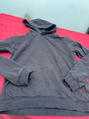 Kinder Hoodie schwarz 170