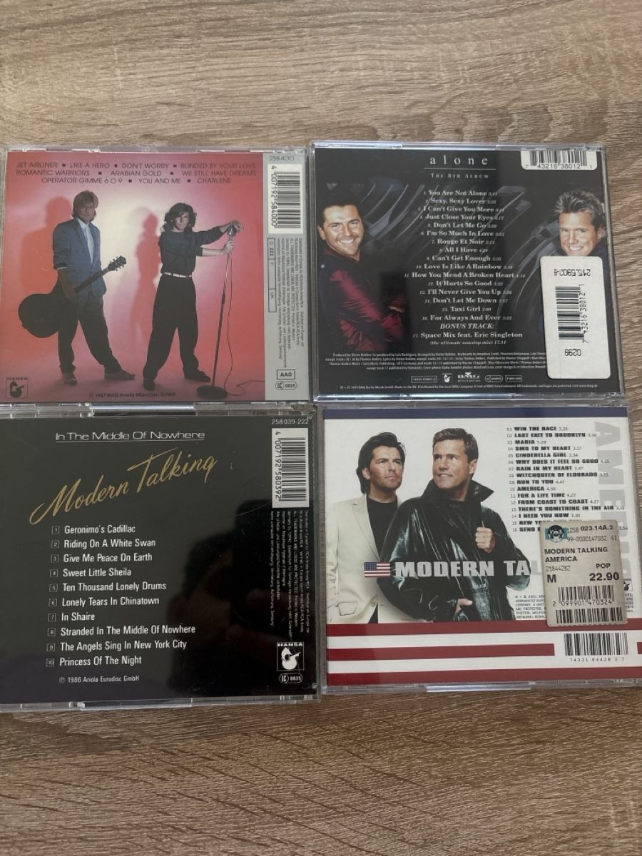 CD: Modern Talking 4 CDs Romantic Warriors Alone America In Midd – Usato da rheineck venduto da Neshi06 3