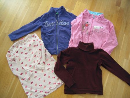 4 Pullover (Vertbaudet, Benetton, Heidi, MNG) Gr 110 116