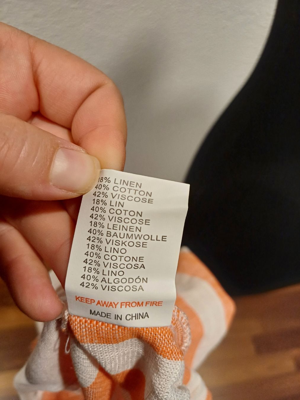 Blusen: Glamorous Sommer Bluse, Orange gestreift, Grösse 36. – Neu (gemäss Beschreibung) aus Winterthur von Smily-_- 4