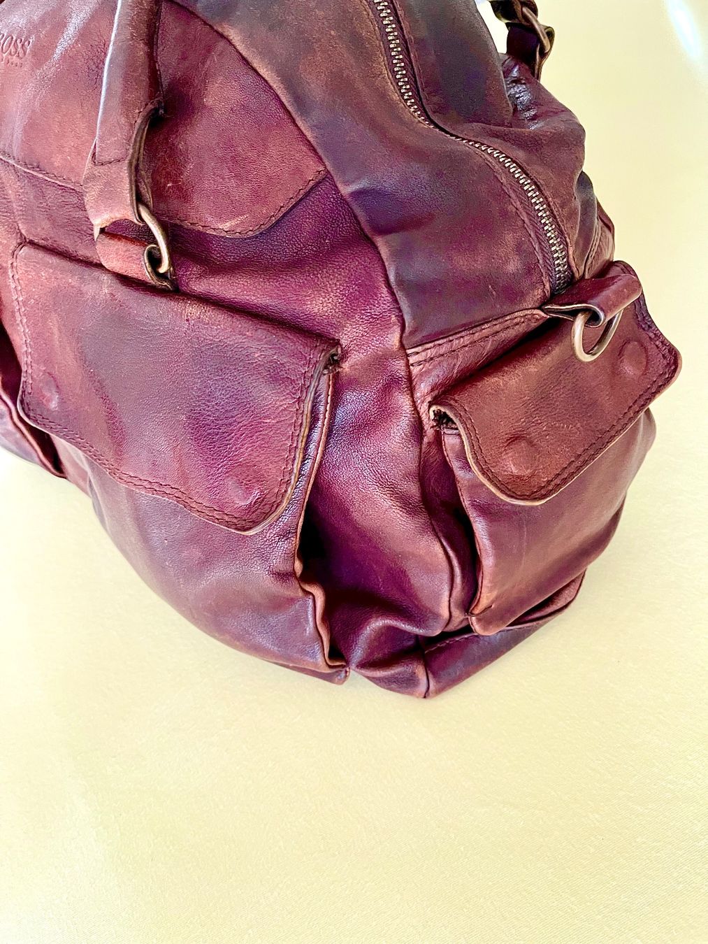 Hugo Boss Borse: Hugo Boss men leather bag – Usato da Zürich venduto da Laur29 7