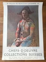 Plakat CHEFS-D'OEUVRE des COLLECTIONS SUISSES Original 1964