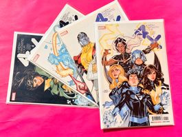 X-Men / Fantastic Four #1-4 Komplett | Marvel Variant Set